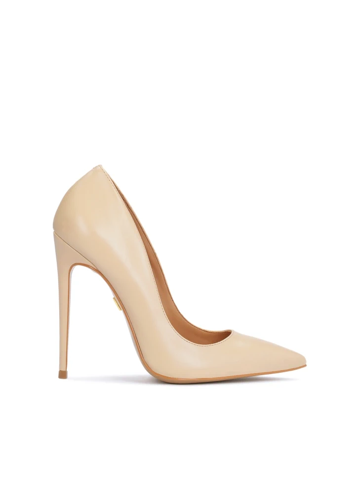 kazar Timeless stilettos in beige leather