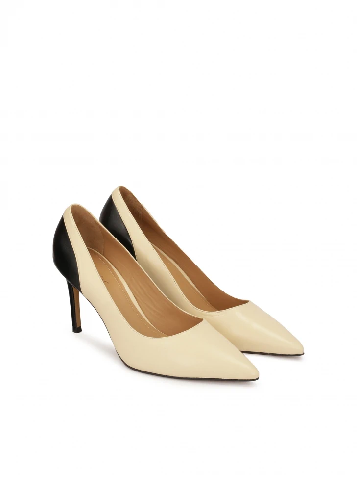 Kazar Two-tone Pumps On A Slender Stiletto Heel
