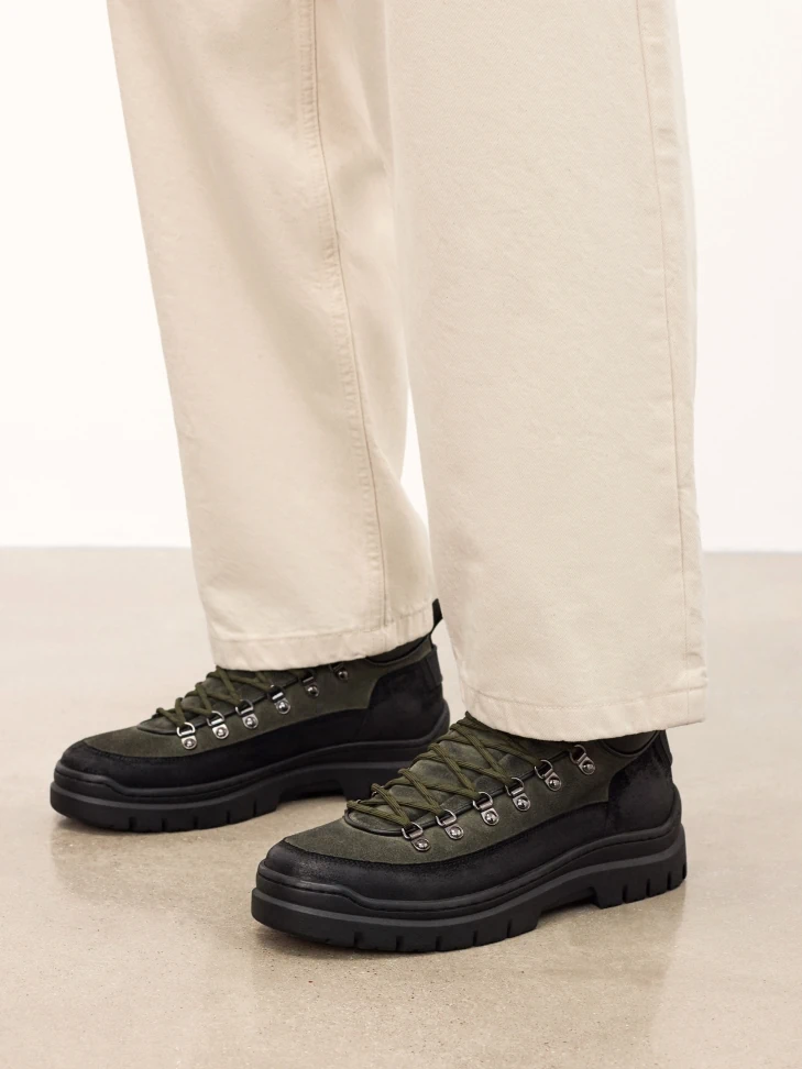 Kazar Two-tone Suede Boots