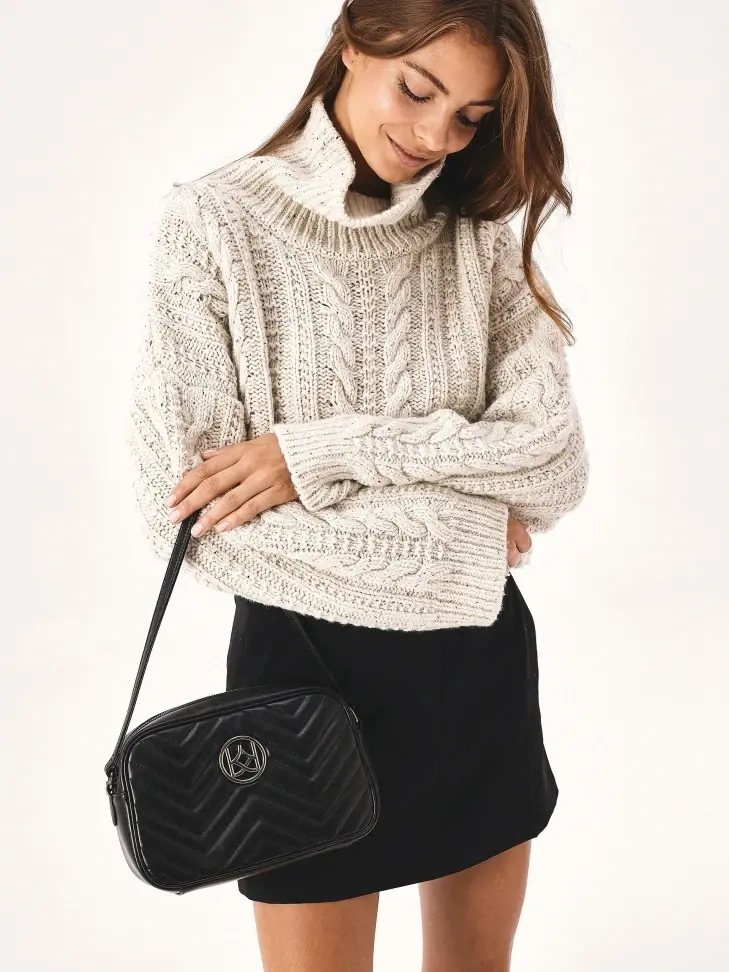 Kazar Universal Black Belt Bag