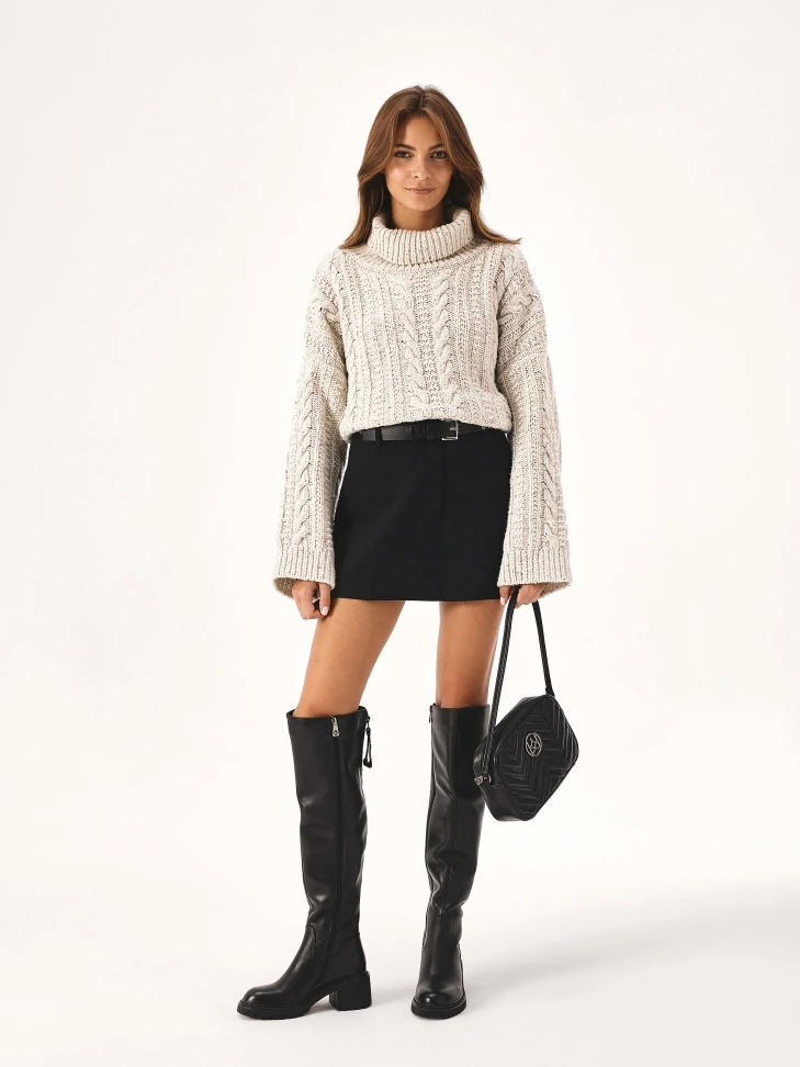 Kazar Universal Black Belt Bag