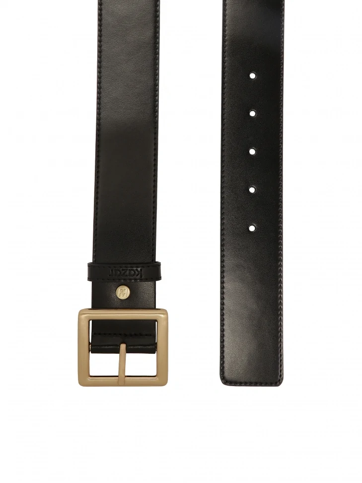 Kazar Universal Black Leather Belt