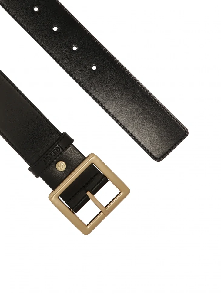 Kazar Universal Black Leather Belt