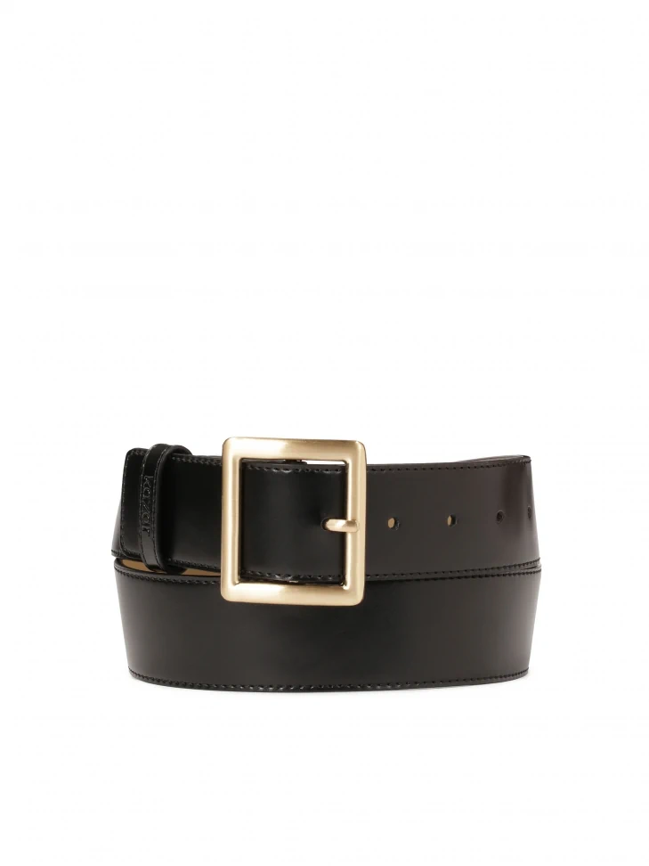 kazar Universal black leather belt