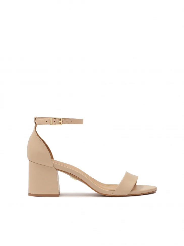 kazar Versatile beige low heel sandals