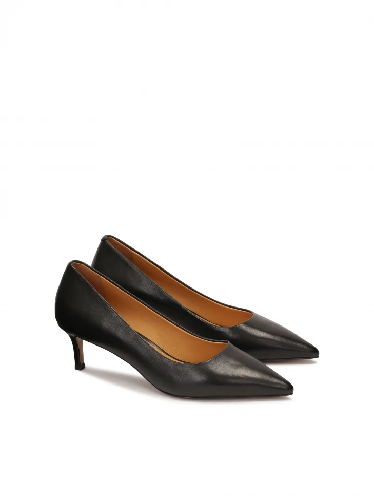 Kazar Versatile Black Low-heeled Pumps