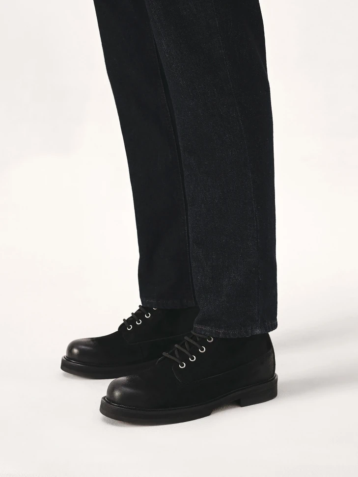 Kazar Versatile Black Suede Men's Boots