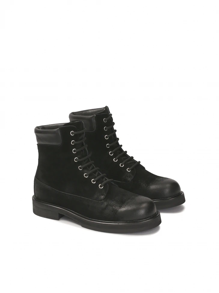 Kazar Versatile Black Suede Men's Boots