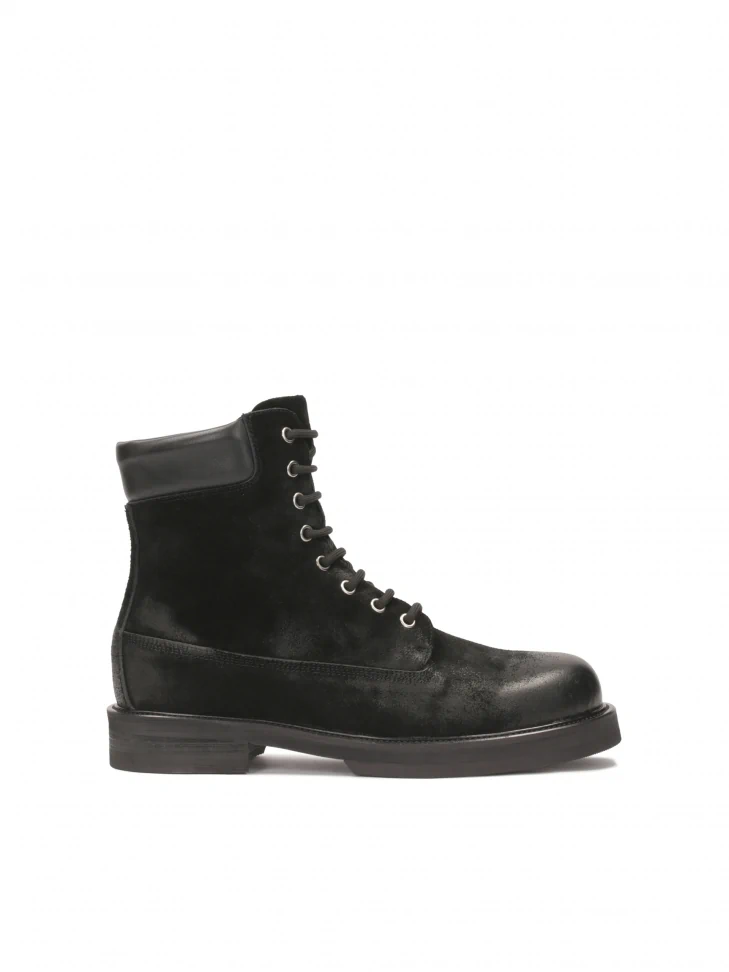 kazar Versatile black suede men's boots