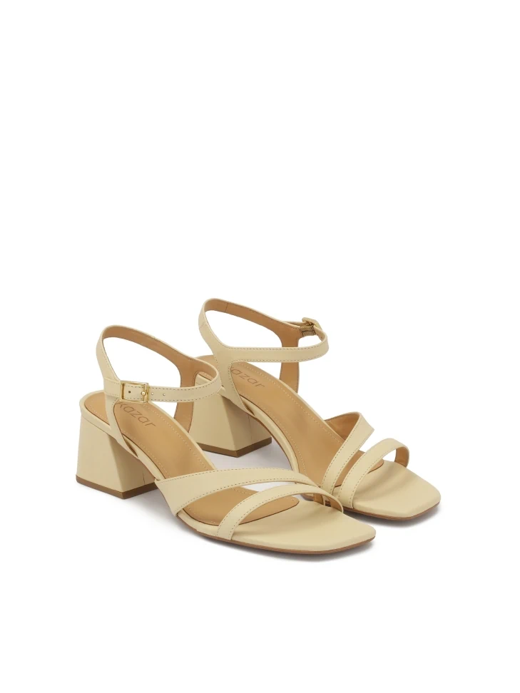 Kazar Versatile Leather Sandals On A Post