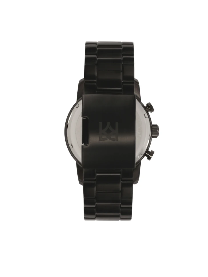 Kazar Watch With A Dial In A Brushed Metal Pattern