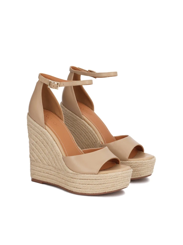Kazar Wedge Sandals With A Cord