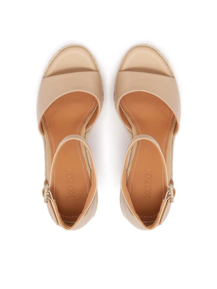 Kazar Wedge Sandals With A Cord
