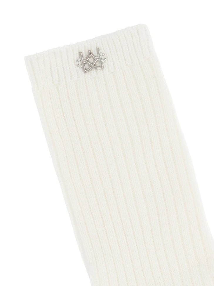 Kazar White Socks Made Of Soft Bamboo Fiber