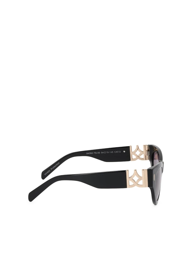 Kazar Women's Cat-eye Sunglasses With Black Frame