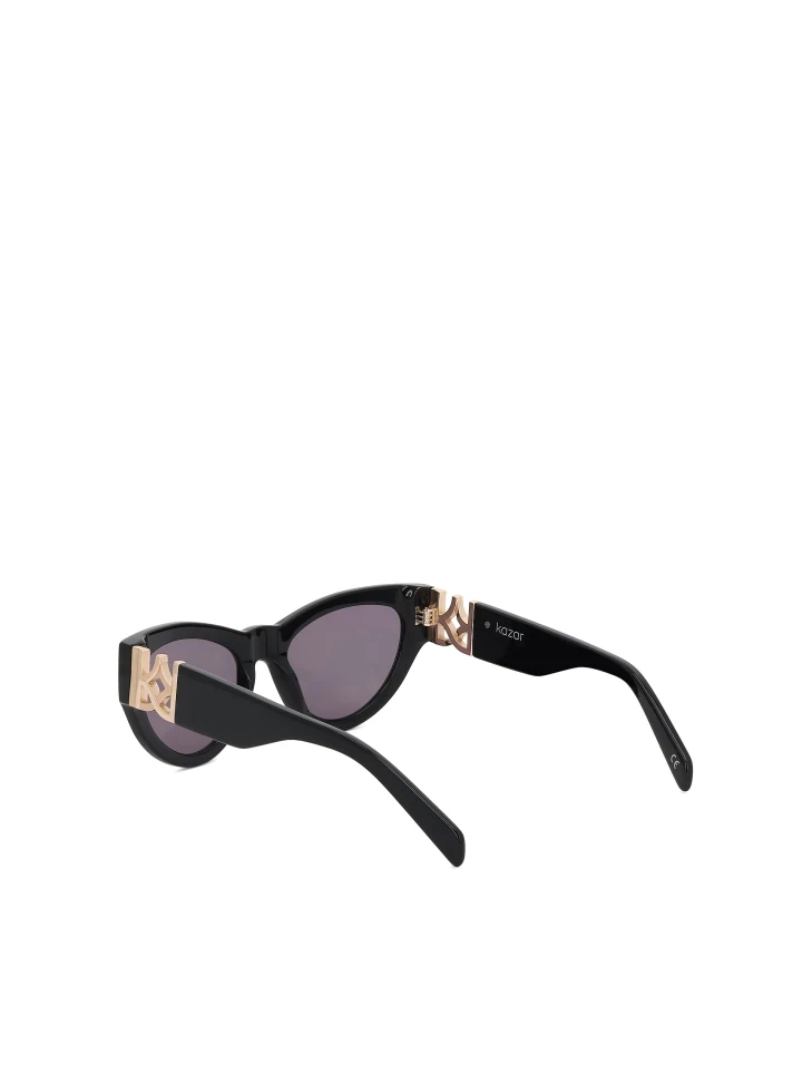 Kazar Women's Cat-eye Sunglasses With Black Frame