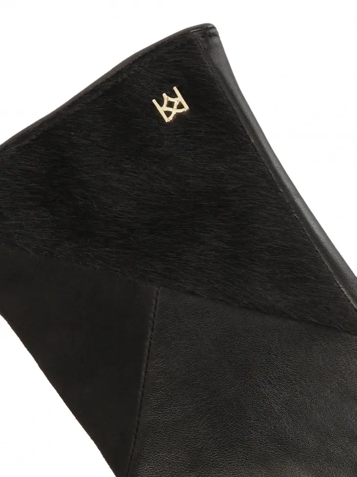 Kazar Women's Gloves Made Of Combined Materials