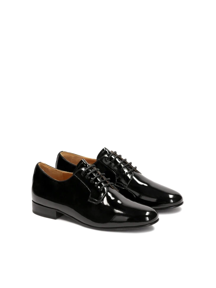 Kazar Women’s Lace-up Patent Leather Shoes