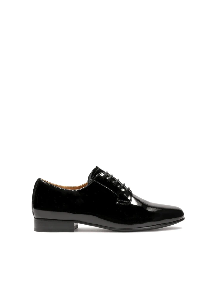 kazar Women’s lace-up patent leather shoes