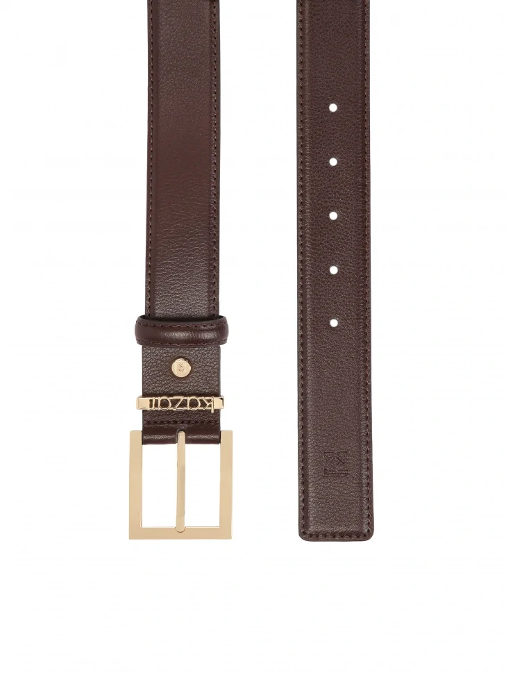 Kazar Women's Leather Belt In Brown Color
