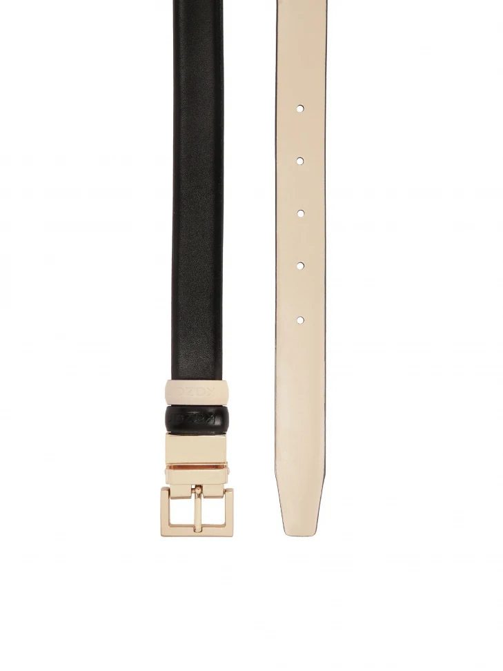 Kazar Women's Leather Double-sided Belt