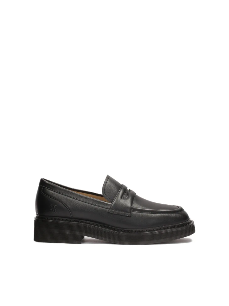 kazar Women's leather shoes in black color