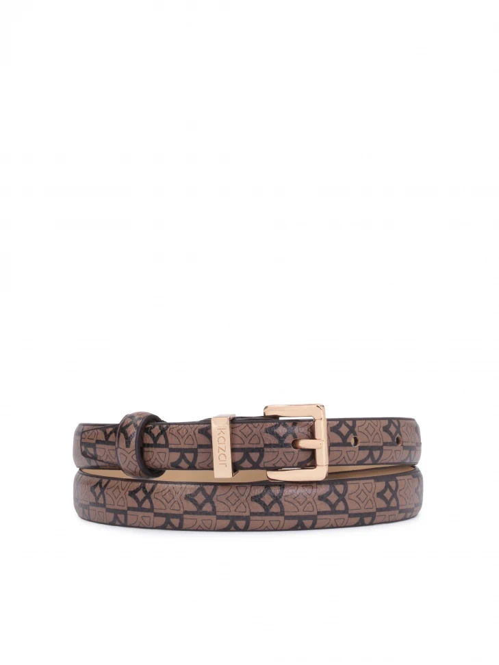 kazar Women's patterned leather belt