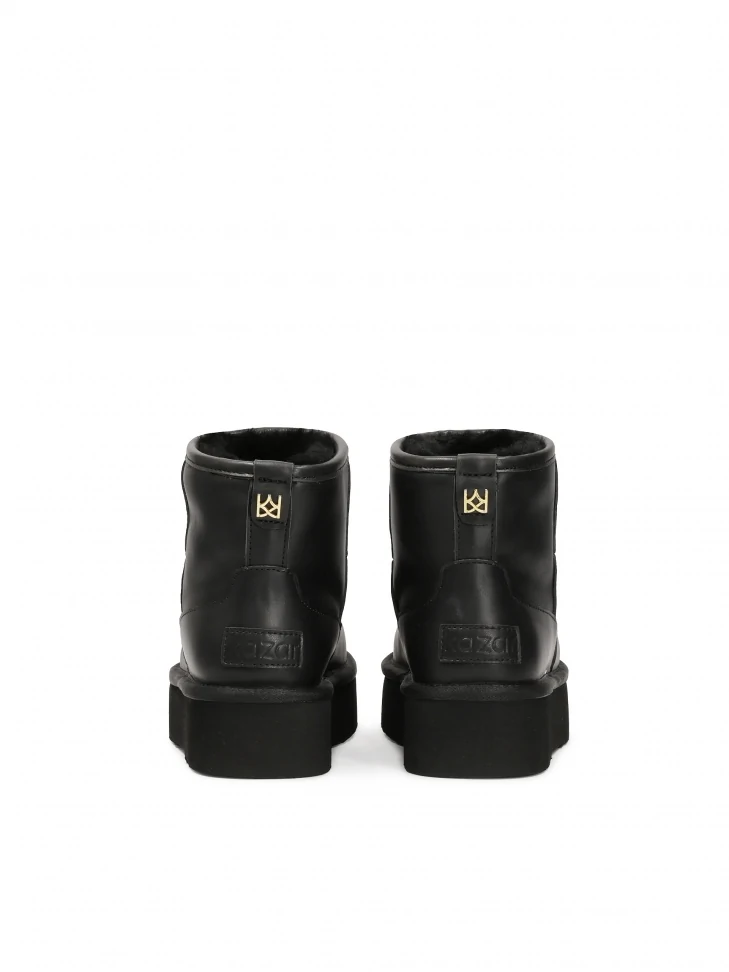 Kazar Wool Insulated Leather Snow Boots