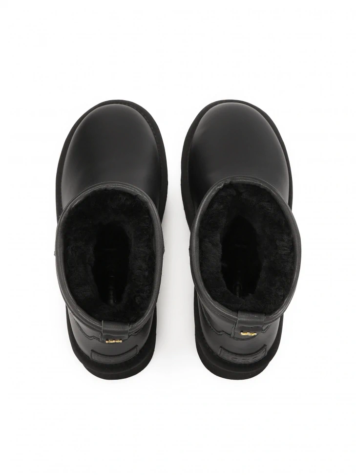Kazar Wool Insulated Leather Snow Boots