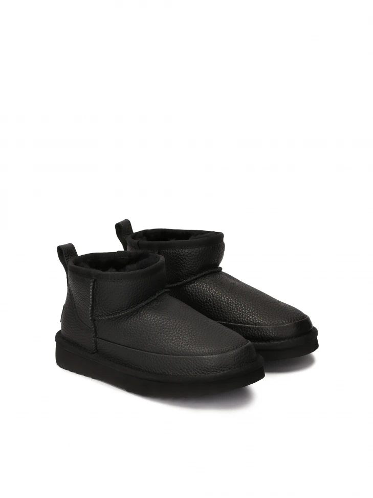 Kazar Wool Insulated Leather Snow Boots