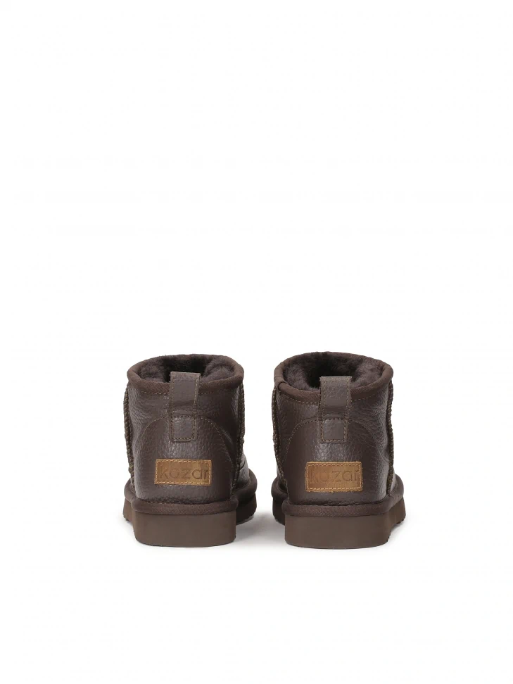 Kazar Wool Insulated Leather Snow Boots