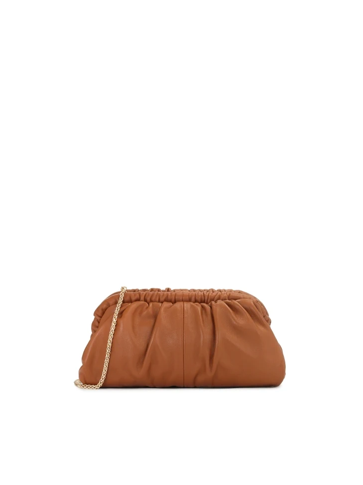 kazar Wrinkle clutch bag with rigid frame