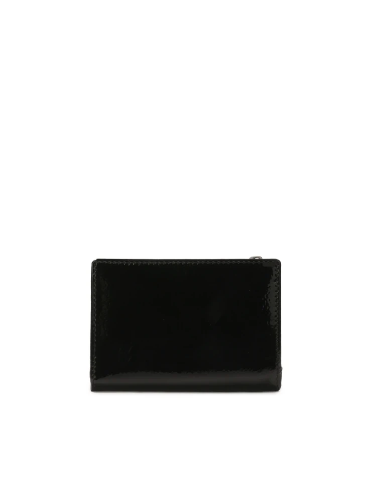 Kazar Wrinkled Glossy Leather Wallet