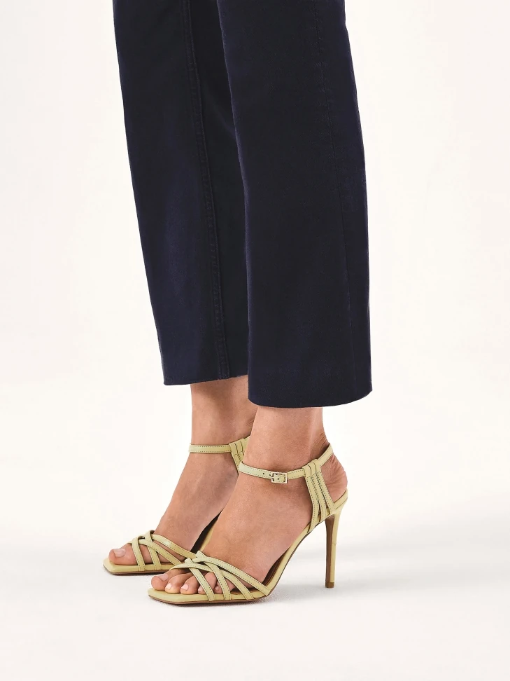 Kazar Yellow Sandals With Thin Straps