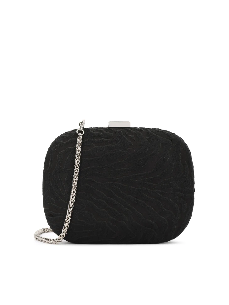 kazar Zebra pattern clutch bag