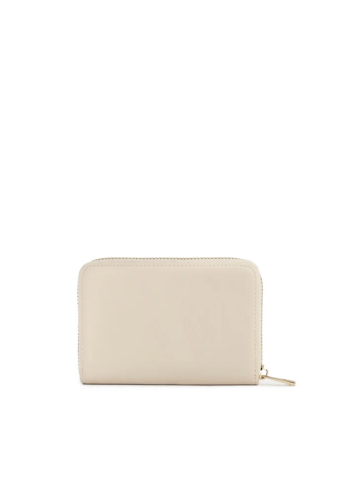 Kazar Zipped Wallet In Broken White Color