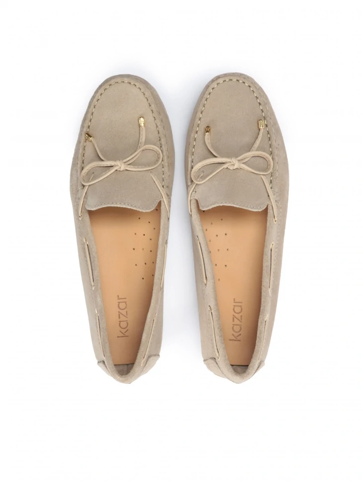 Kazar Ladies’ Comfortable And Timeless Nubuck Moccasins