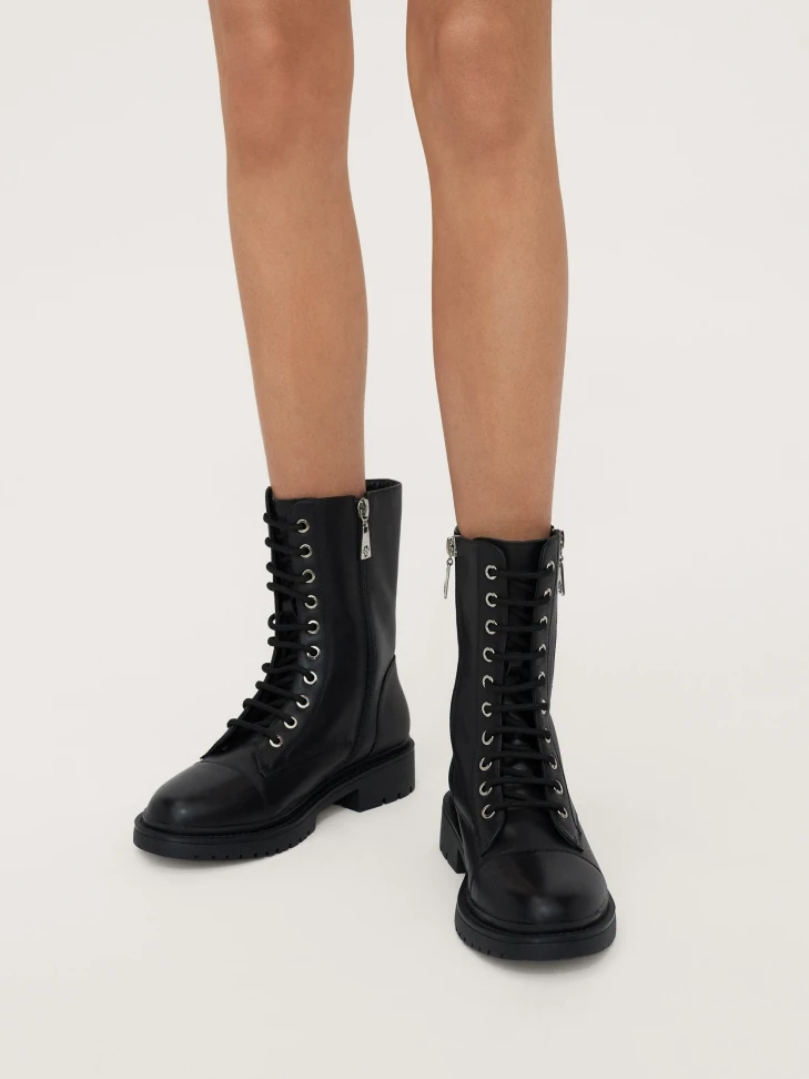 Kazar Ladies’ Insulated Leather Ankle Boots With A High Upper