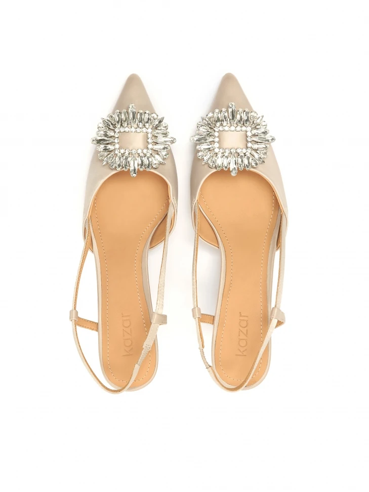 Kazar Ladies’ Luxurious Wedding Day Pumps On A Low Heel