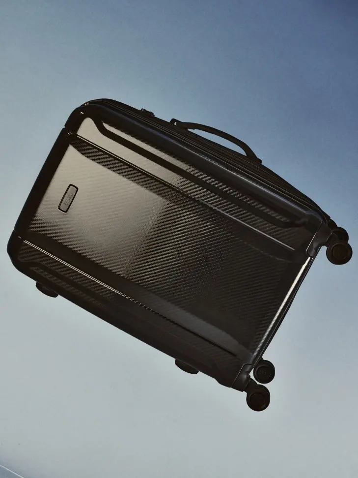 Kazar Large Black Structured Cabin Bag With Combination Lock