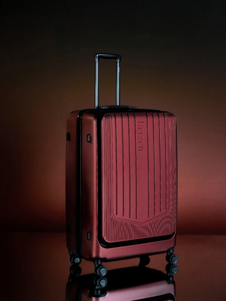 Kazar Large PC Cabin Bag With Two Handles And Swivel Wheels