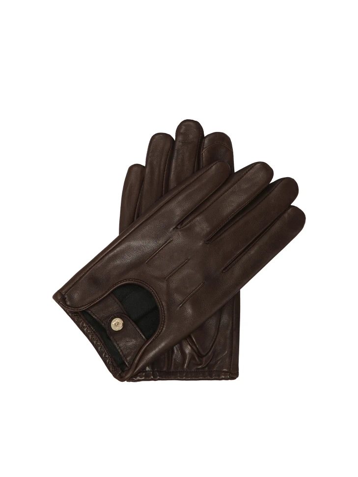 kazar Leather kissing gloves with touchscreen function