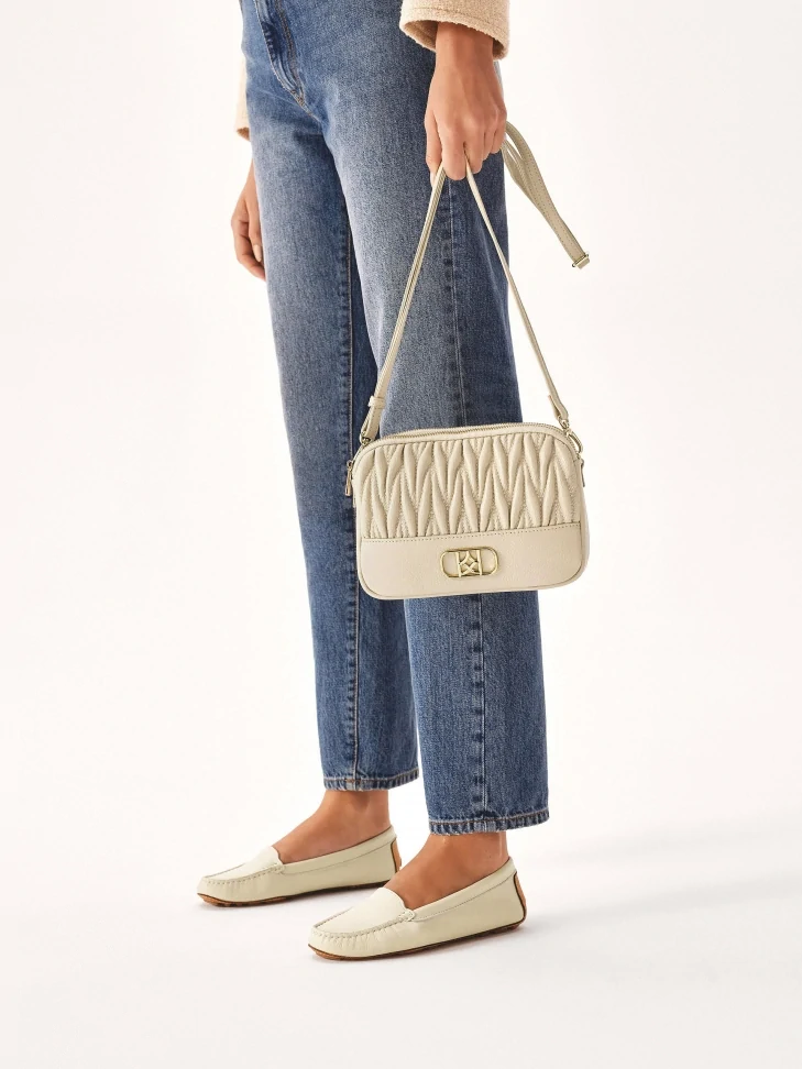 Kazar Leather Moccasins With Contrasting Insert On The Heel