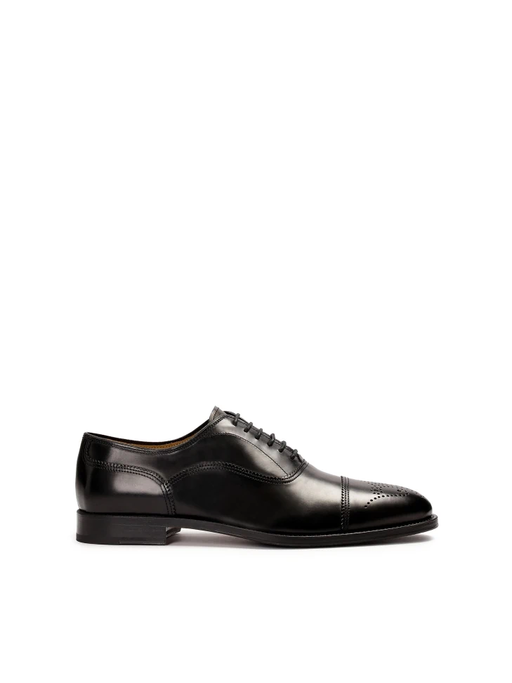 kazar Limited Collection leather black shoes on leather sole