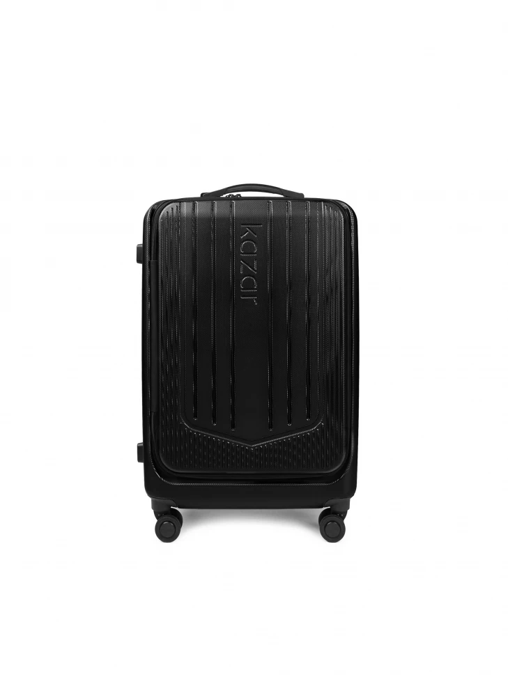 kazar Manoeuvrable and robust cabin bag in black polycarbonate