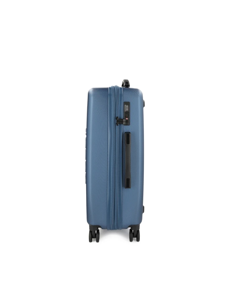Kazar Medium Polycarbonate Suitcase With Embossed Design