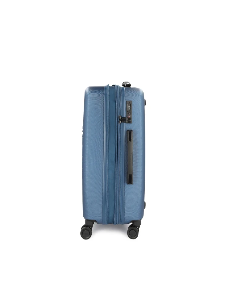 Kazar Medium Polycarbonate Suitcase With Embossed Design