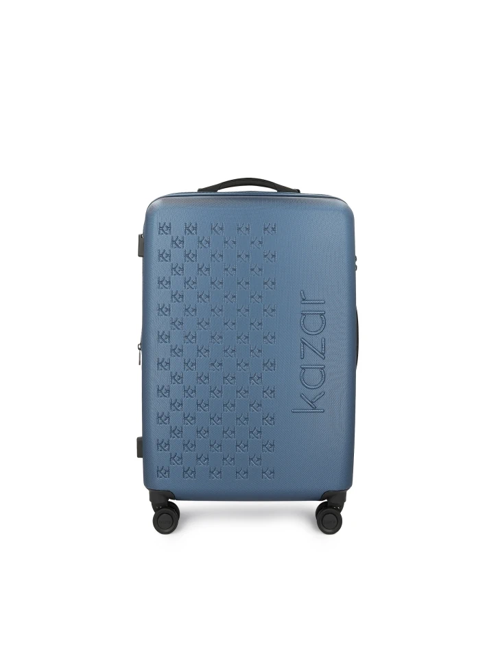 kazar Medium polycarbonate suitcase with embossed design