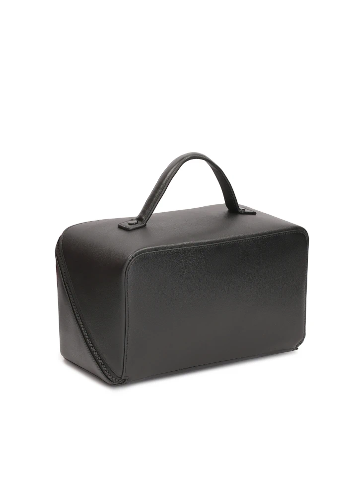 Kazar Medium Sized Vanity Case In Full Grain Leather