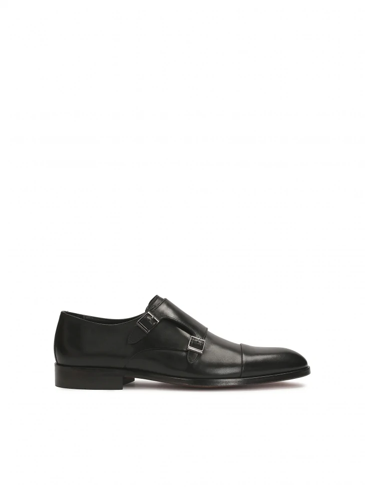 kazar Men's black casual monk shoes from the luxurious KAZAR collection